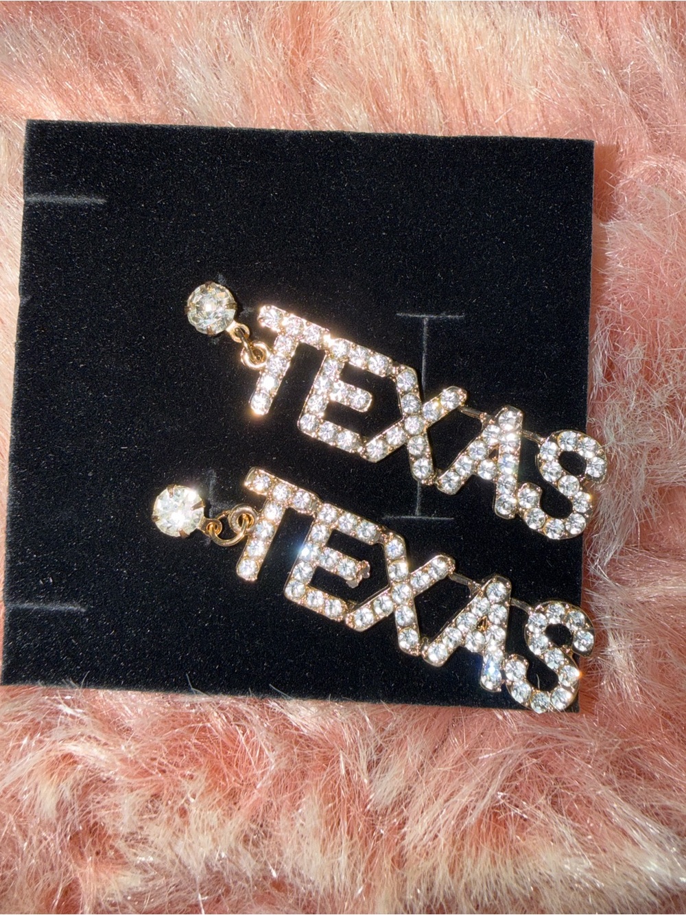 TEXAS Dangle Earrings - Gold & Silver Tone